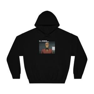 DC Comics Creature Commandos Unisex Hoodie, G I Robot Design, Sweatshirt, Funny Jumper, Geek Gift, Long Sleeve Pullover, Hooded Sweater