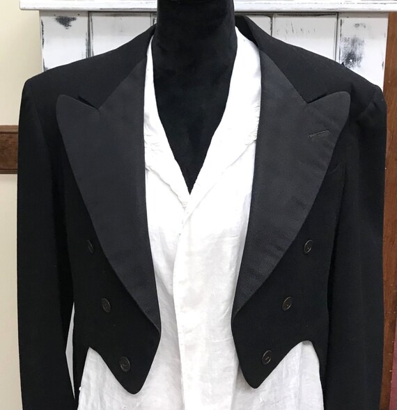 Antique T C Schaffner Men's Cutaway Tailcoat, Peak