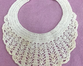 Vintage Crochet Collar, Baby