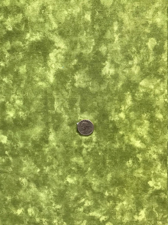 Moda Marble Quilt Fabric Green By The Yard