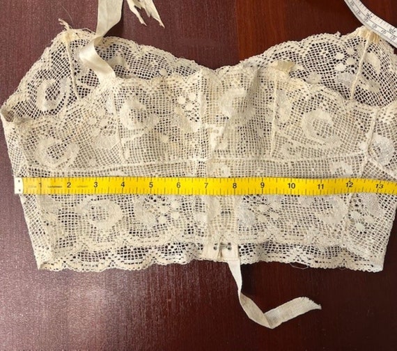Antique Camisole Early 1900’s Silk & Lace - image 3