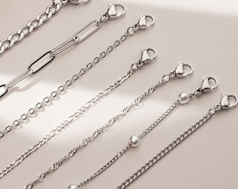 Waterproof Anklet, Non Tarnish Anklet, Dainty Beach Jewelry, Minimalist Layering Ankle Bracelet, Vacation Gift for Her