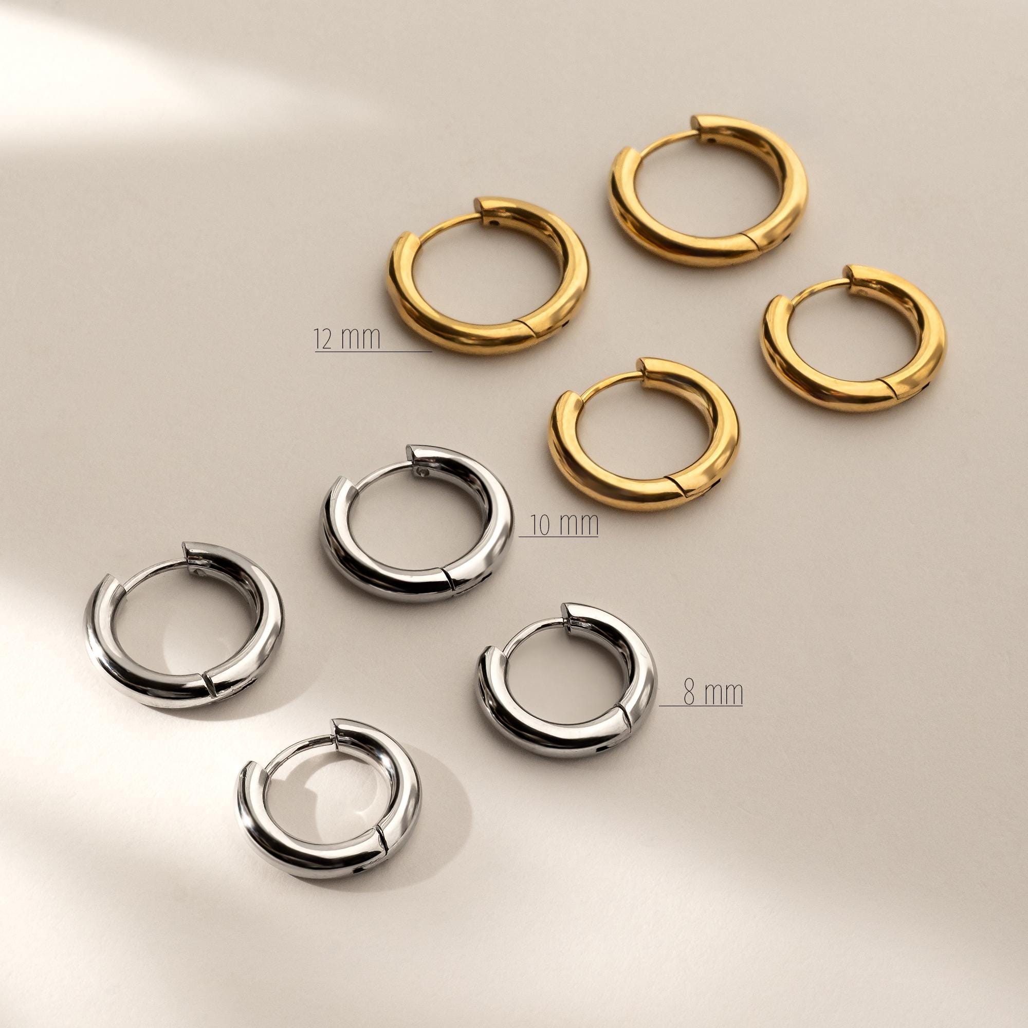 Engraved Hoop Earrings - Etsy