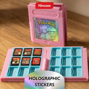 Mew Pokémon Game Cartridge Case for Nintendo Switch 2, Switch, 3DS, & DS - Retro Game Boy Style Storage