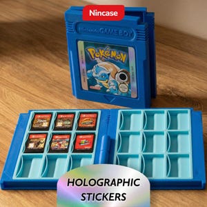 Blastoise Pokémon Game Boy-fodral | Nintendo Switch / 3DS / DS Retro-kassett 18/12 spel