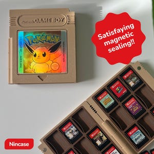 Eevee Nintendo Switch Game Case Pokemon | Pokemon-fan | Gepersonaliseerde cadeau | 3D-geprinte opslag
