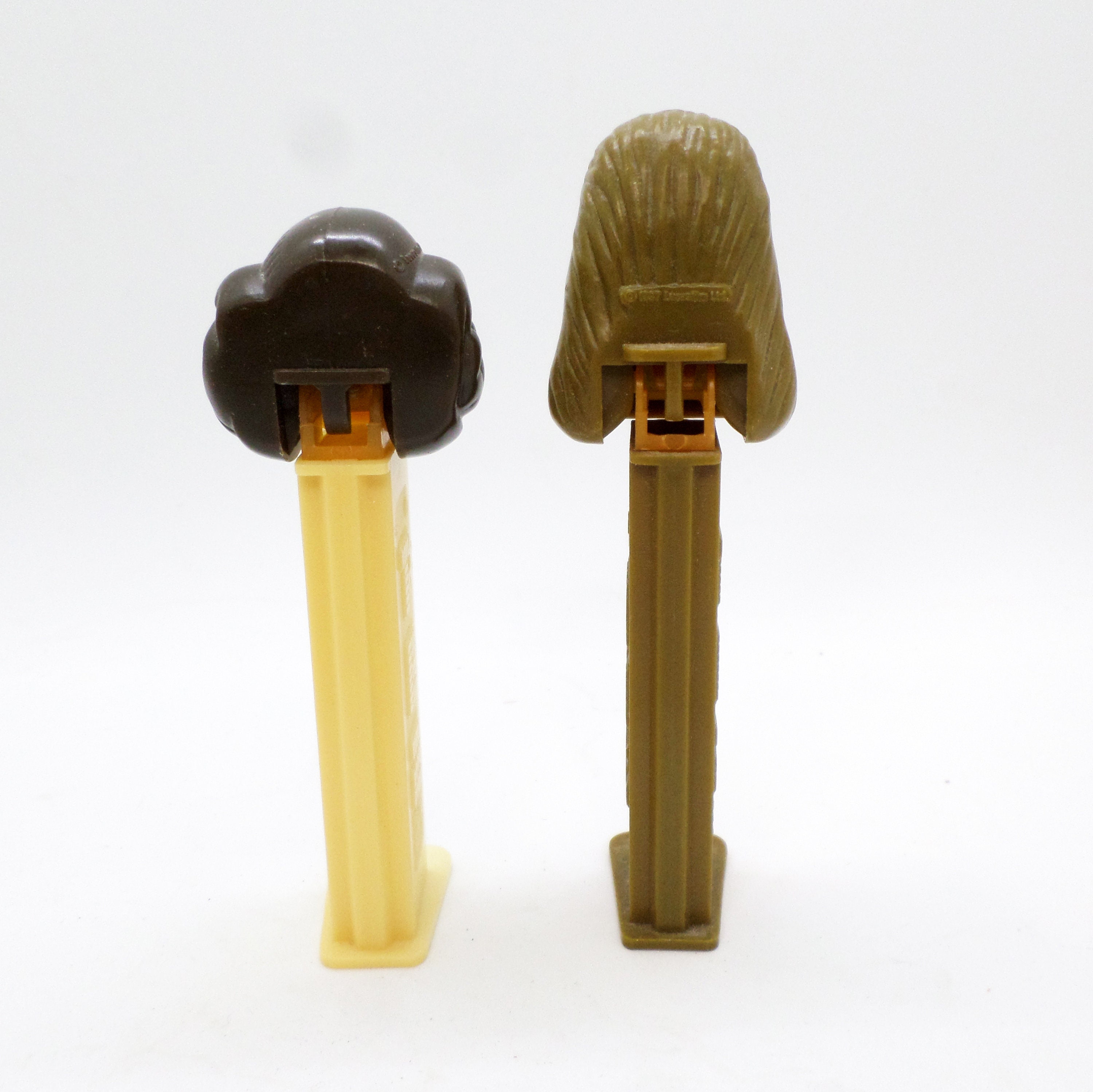 2 Vintage Star Wars Pez Dispensers, Princess Leia and Chewbacca