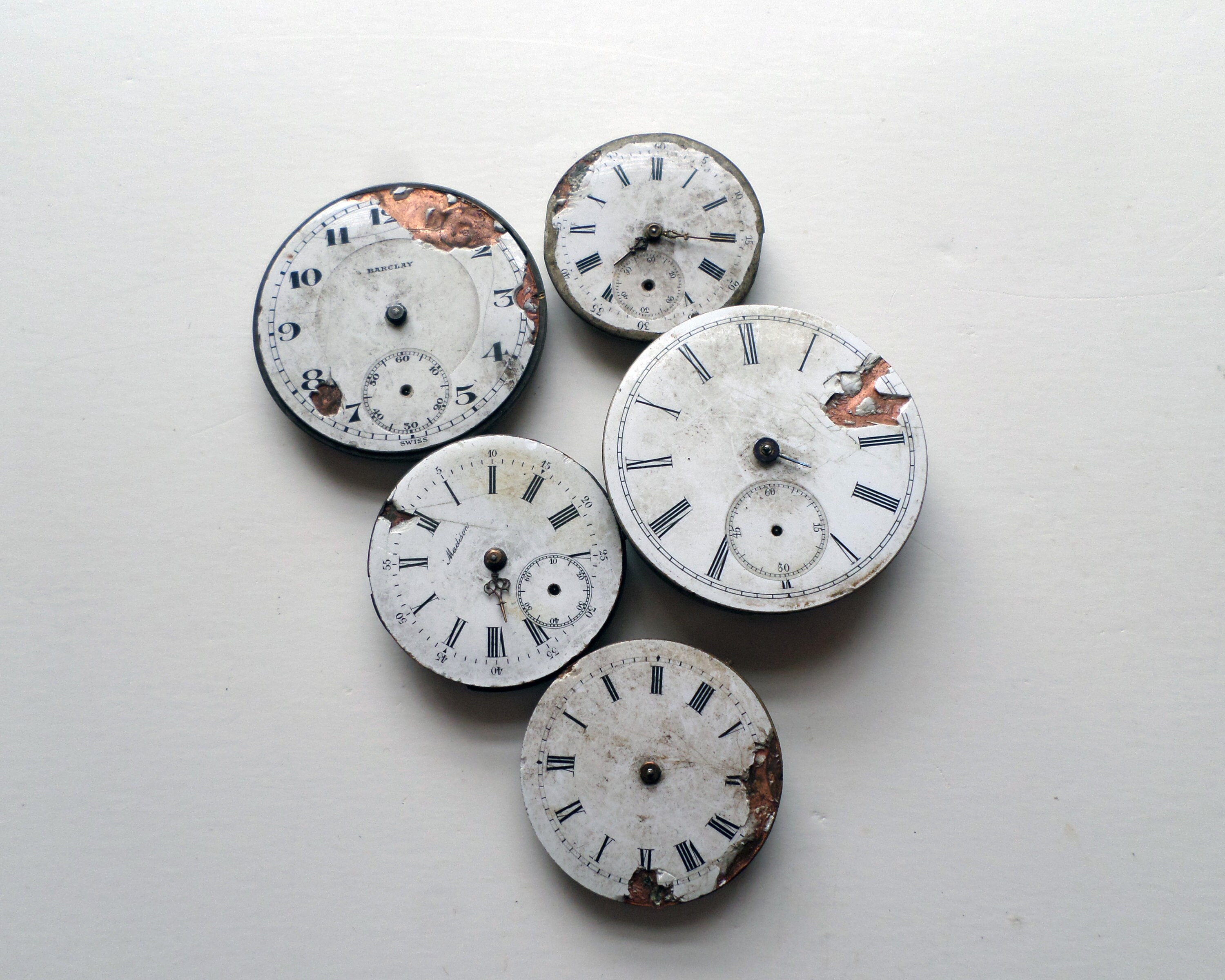 5 Antique Pocket Watch Faces and Movements Watch Faces for Etsy