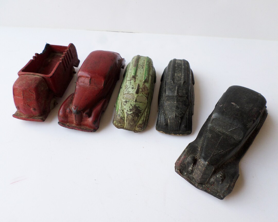 Antique rubber toy cars hotsell