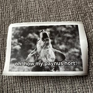 Etichetta adesiva Paynus Hort Dog / Lofi