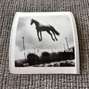 Cinta adhesiva con la frase Imma Head Out / Lofi Label