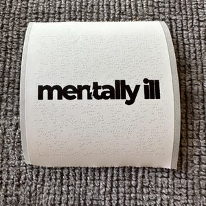 Psychisch Kranke | Lofi Label Maker Aufkleber