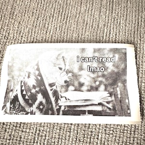 Adesivo per etichetta Reading Dog / Lofi