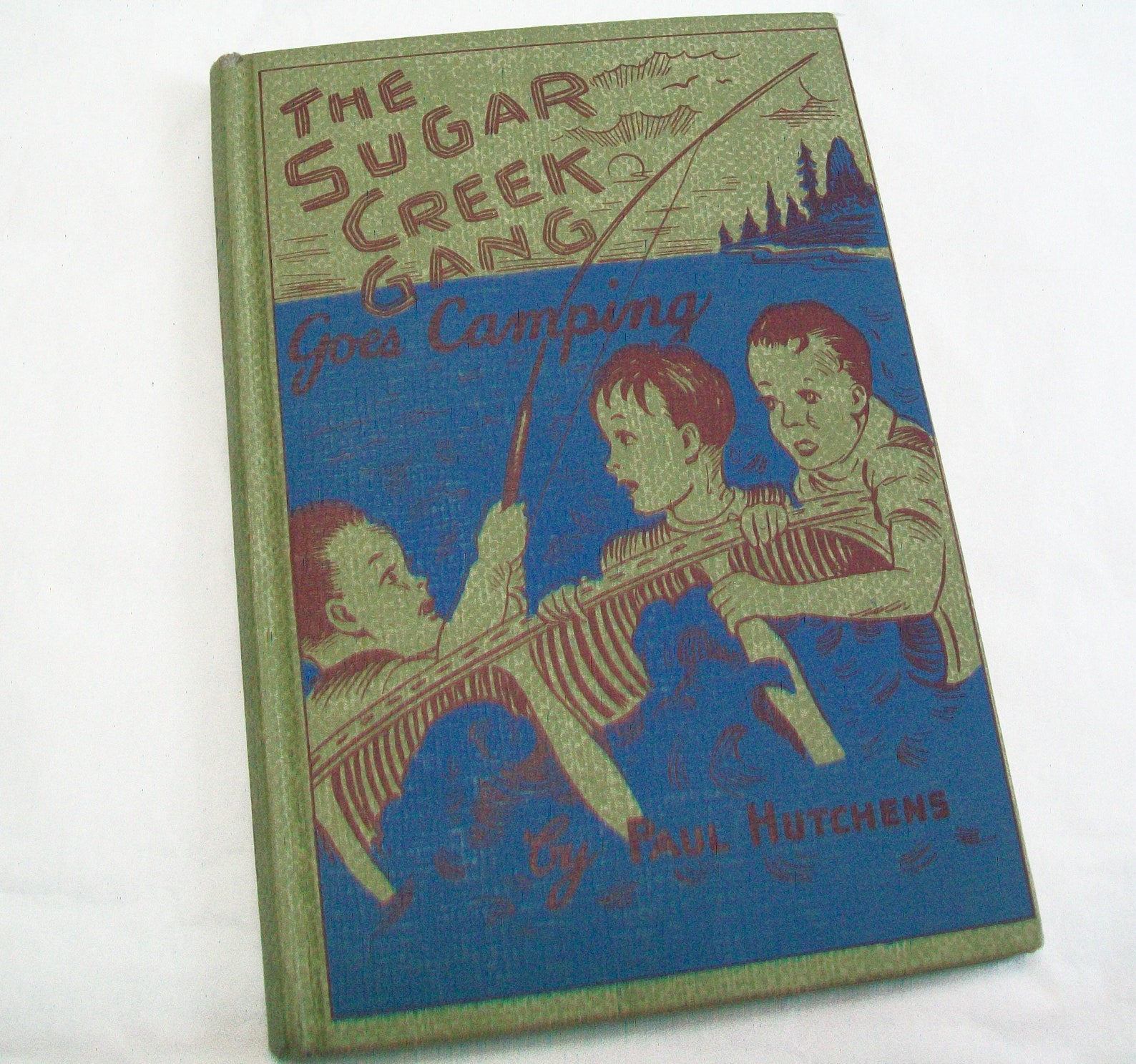 1940s Book The Sugar Creek Gang Goes Camping Paul Hutchens Etsy