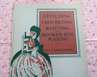 1940s Every Day Art Series Book, Stitching, Crocheting and more