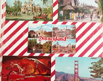 4 Disneyland Postcards, and Free Golden Gate Bridge Postcard