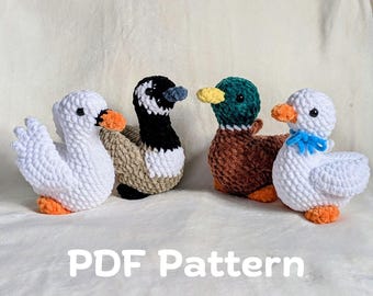 4-in-1 Waterfowl Crochet Pattern