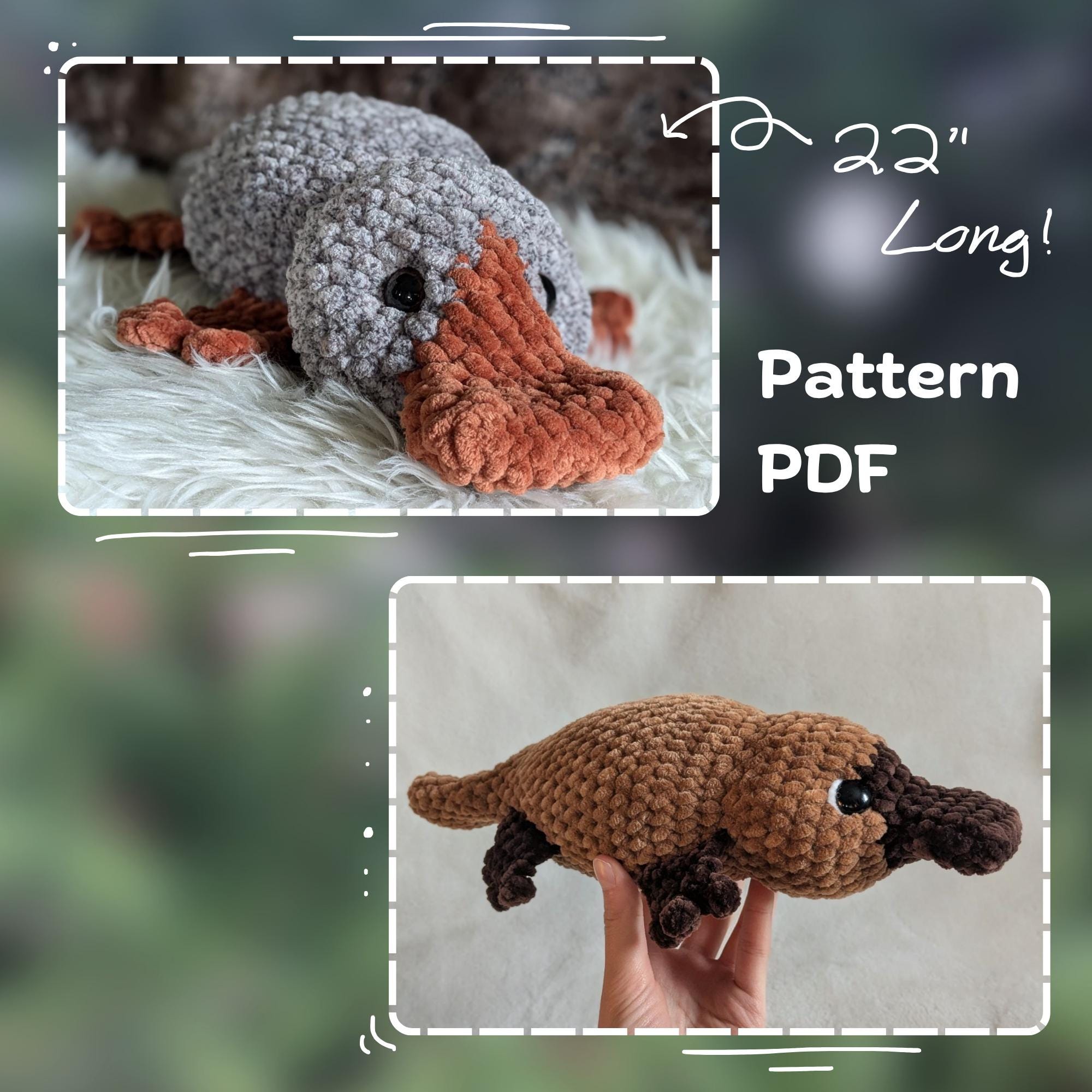 32 Platypus Crochet Patterns for Cute Aussie-Inspired Amigurumi Projects 17 Platypus Crochet