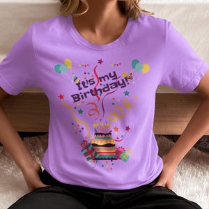 Birthday Girl Unisex Tee, It&#39;s My Birthday Party Shirt, Birthday Queen Top, Celebration T-Shirt, Special Occasion Gift