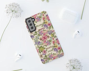 Mama Floral Phone Case | Vintage Rose Botanical Tough Case
