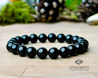 Bracciale Con Chip Di Tormalina Nera: Gioielli In Cristallo - Foto 9