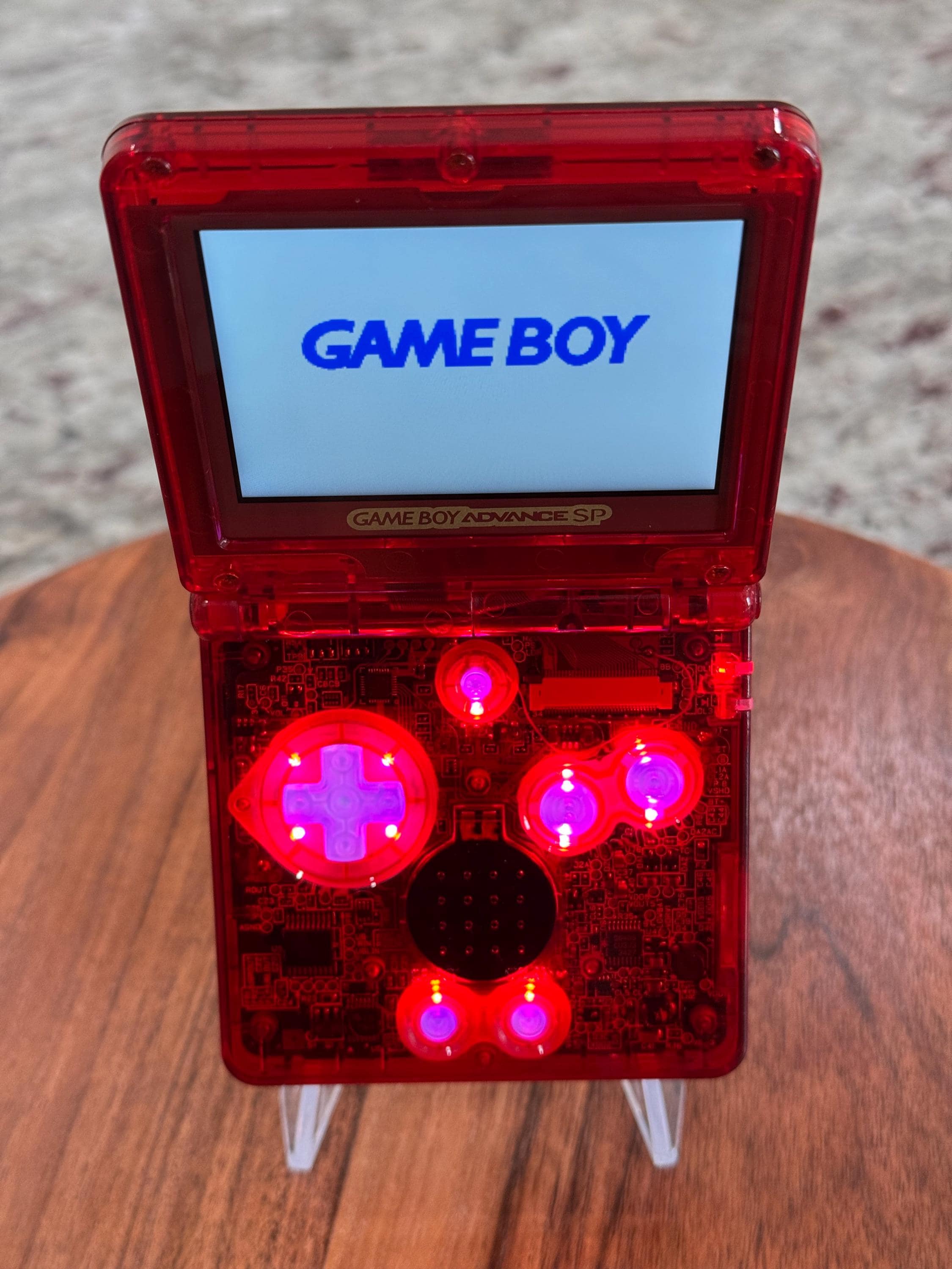 新品 ゲームボーイアドバンスSP IPS液晶　FUNNYPLAYING 3.0 Inch IPS GBA SP Backlight Kit M2 – FunnyPlaying