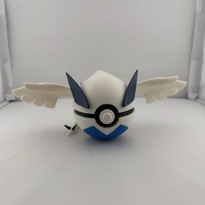 Lugia #0249 Pokémon | 3D-utskrivna N3D Pokébollar med klickknapp