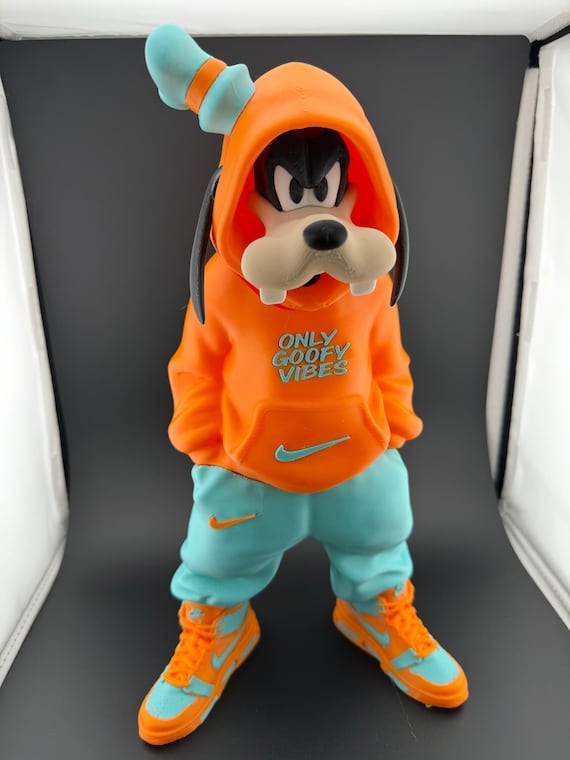Goofy Inspired Urban Style Statue | Streetwear Cartoon Fan Art