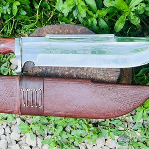 12" blade Bowie Knife | Full Tang | Hand-Forged | Outdoor & Survival tool | Gift for him/her| Handmade in Nepal