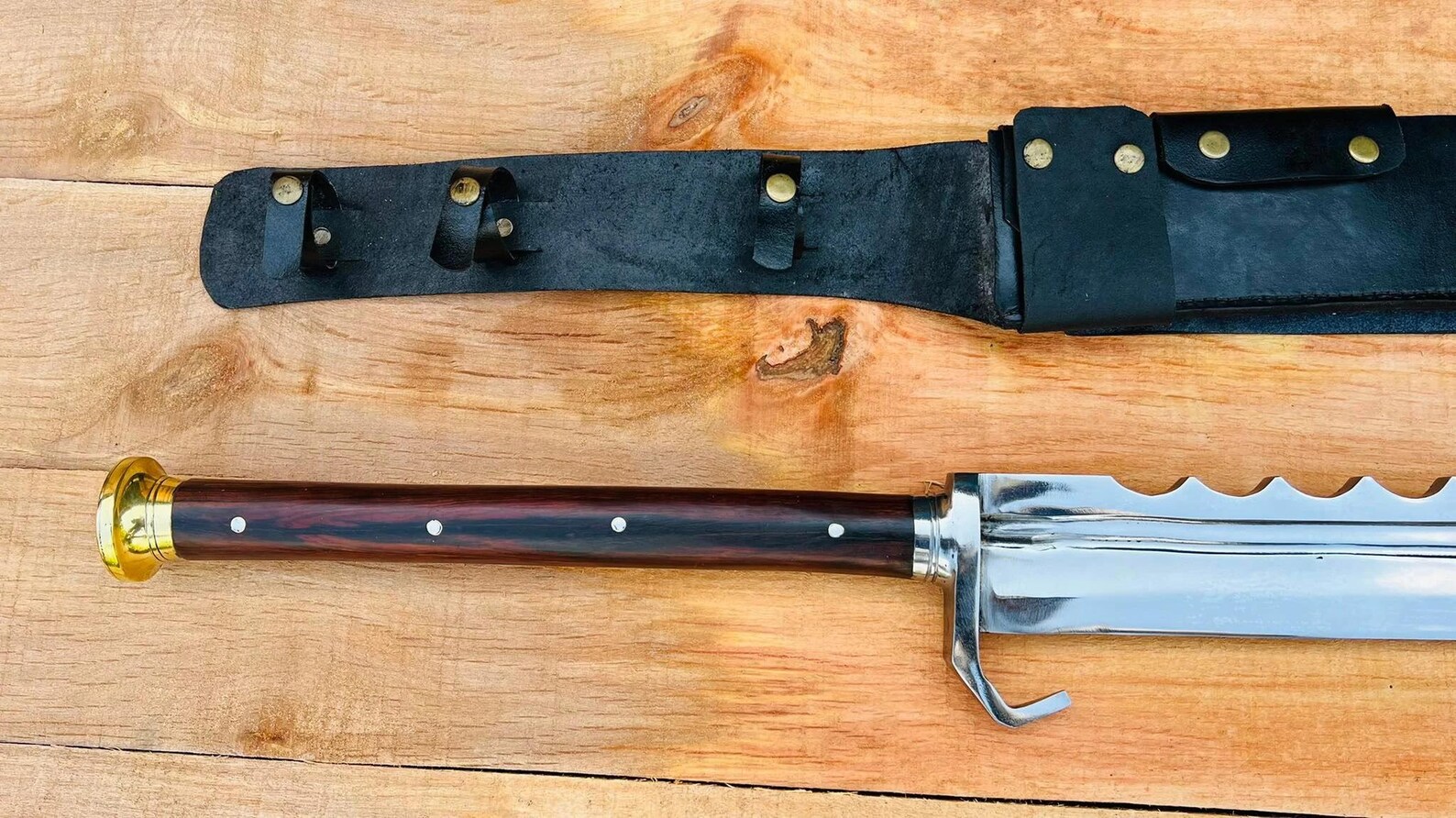 36 Inch Blade Replica Sword-heavy Thick Sharp Sword-longsword-carbon ...