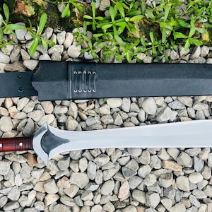 Replica di spada greca Xiphos con lama da 22 pollici - Replica personalizzata a doppio taglio - Realizzata a mano in Nepal - Regali di nozze