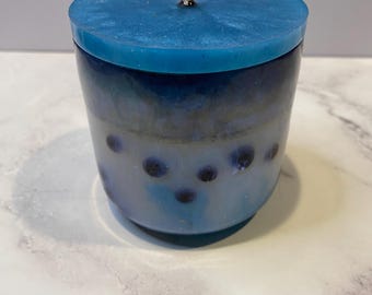 Handcrafted Resin Trinket Jar: Juniper Berry Jewelry Storage