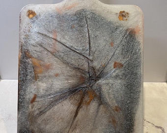 Handcrafted Resin Serving Tray, Decorative Trinket Dish, Food Safe