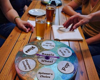Music Genre Decision Wheel - Fun Game Night Spinner - Disco, Rock, Pop, Country