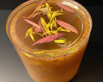 Handcrafted Resin Trinket Jar with Dried Flowers - Custom Jewelry Storage