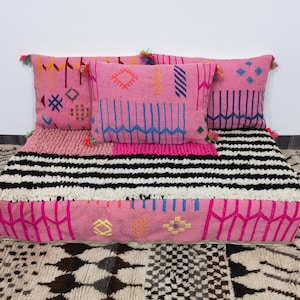 Moroccan Floor couch (120/150/180/210 cm) - Unstuffed Complete set Long Floor Cushion - Yoga Meditation Cushion - Floor Seating ( UNSTUFFED)