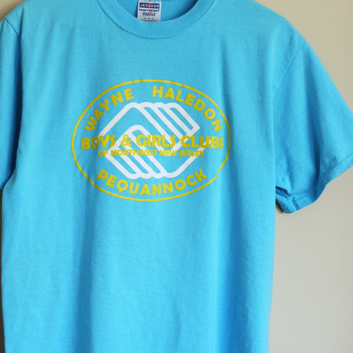 Club Tshirt. Boys and Girls Clubs. Vintage Pastel Blue Teeshirt. Baby ...