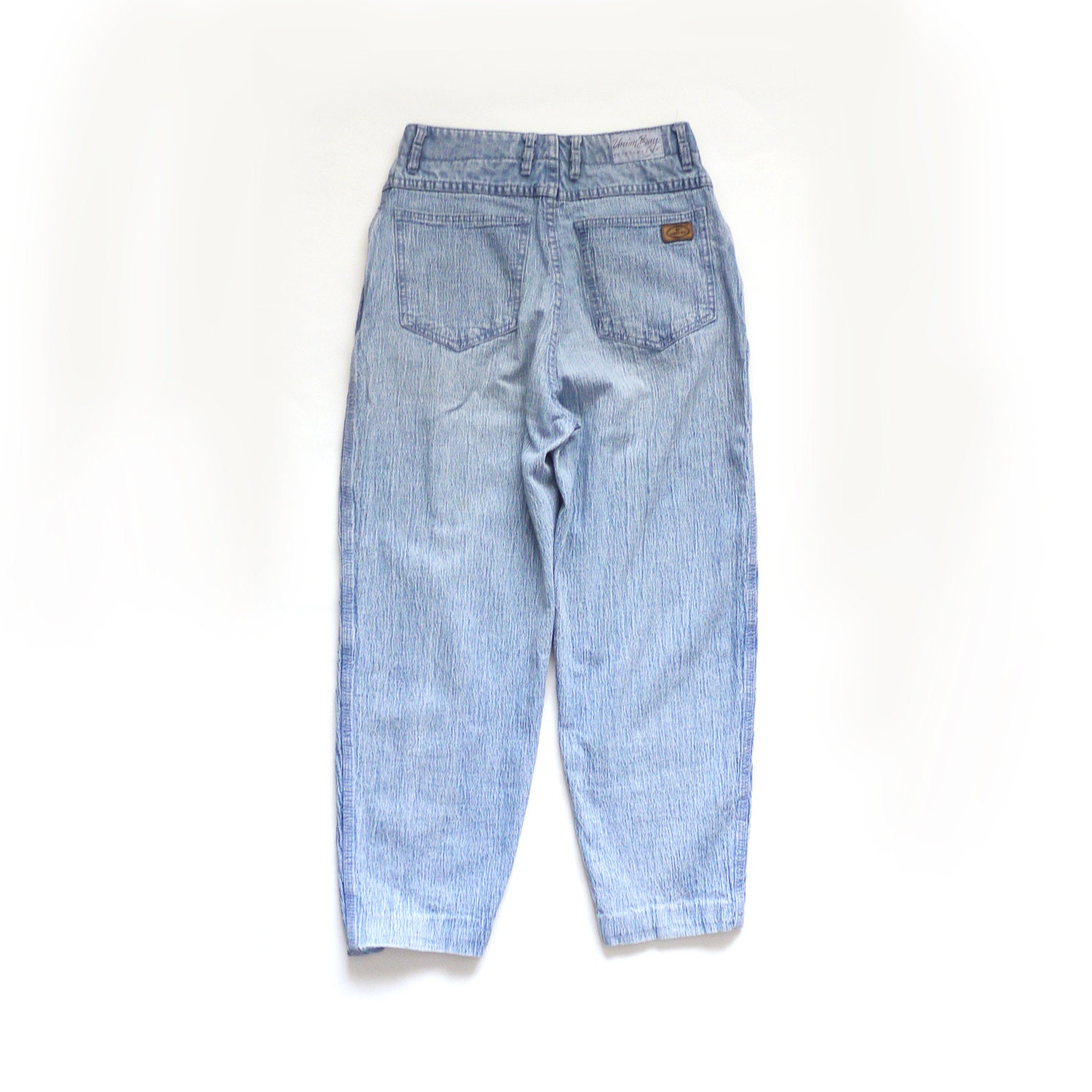 80s stonewash Jeans. High waisted acid wash denim. Cropped | Etsy