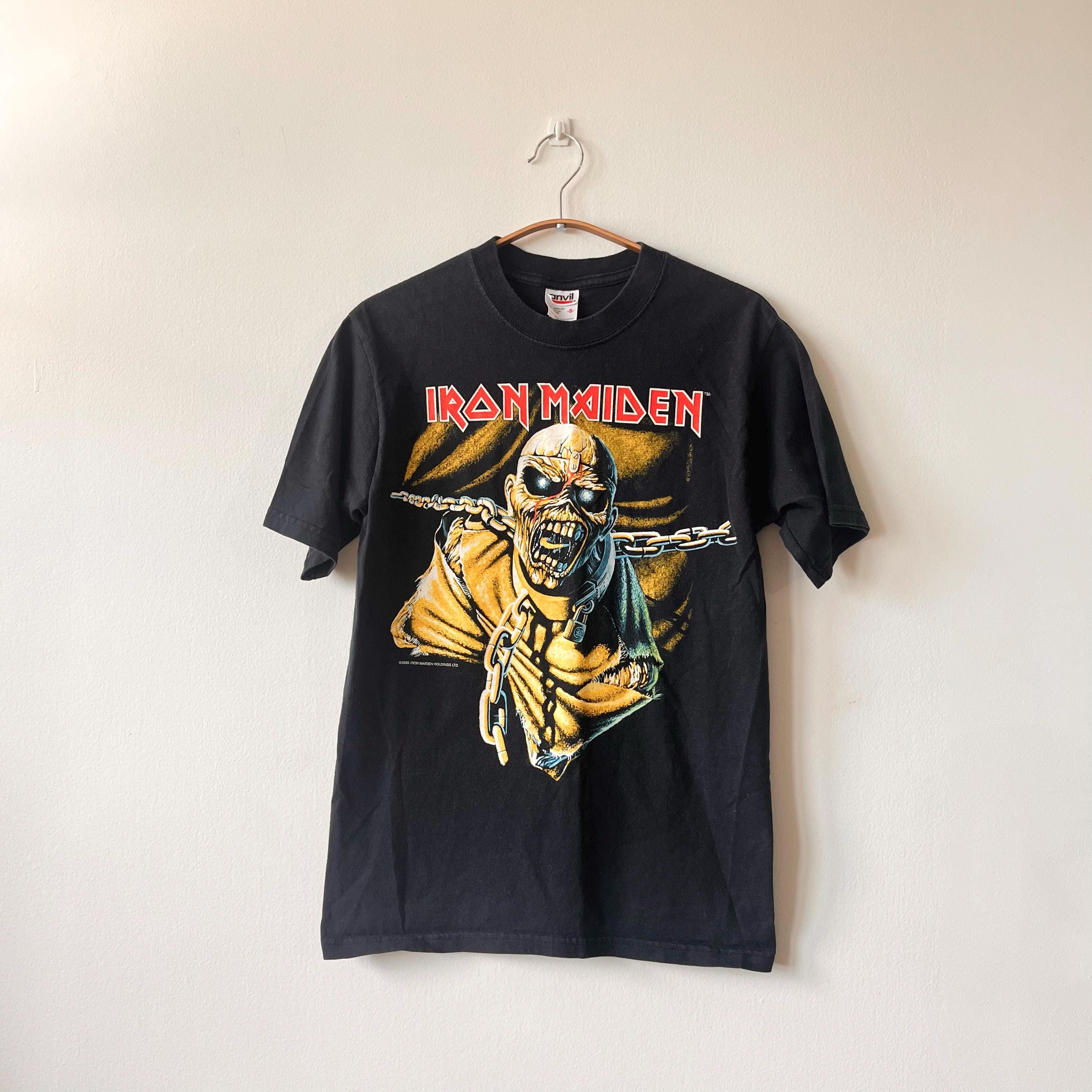 Vintage Iron Maiden Piece of Mind T-shirt, Heavy Metal Band Tee