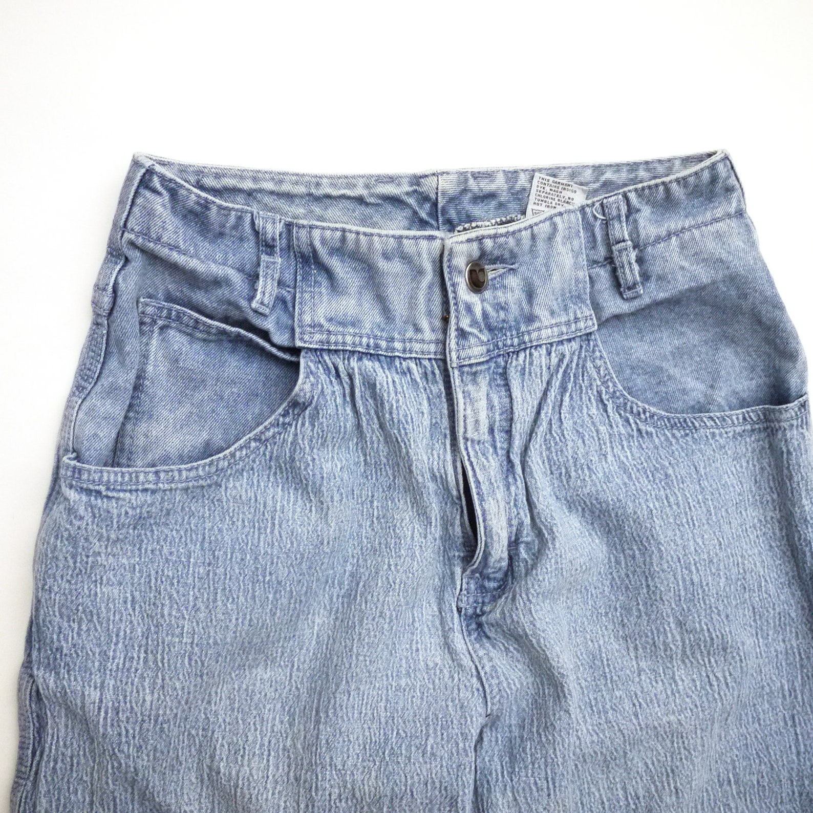 80s Stonewash Jeans. High Waisted Acid Wash Denim. Cropped - Etsy