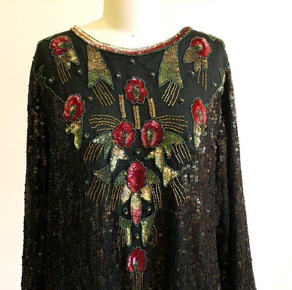 red sparkly party tops
