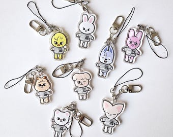 SKZOO Baseball Jersey Keychain/Phone Charm