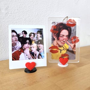Double Heart Photocard Display Stand