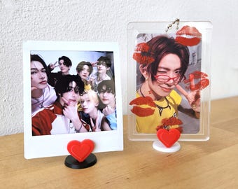 Double Heart Photocard Display Stand