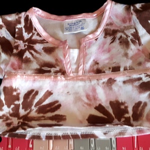 BAB Pink & Brown TOP, and Denim Shorts, Ready to Ship, Stuffed Animal Clothes, Casual Summer Wear for 16&quot; Bear, Fits 16&quot; Build a Bear