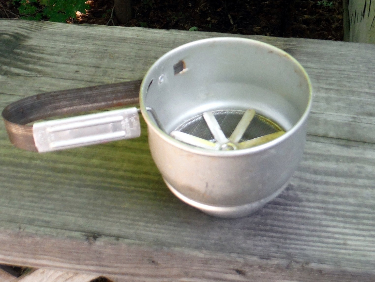 SMALL FLOUR SIFTER Hand Held Spring Action Handle Etsy