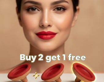 Moroccan Aker Fassi Natural Lip & Cheek Tint – Traditional Makeup – Handmade Berber Lip Stain – Natural Red Blush – Moroccan Beauty Product
