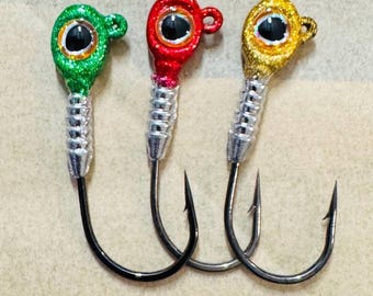 T3  “King of the Bayou” Glitter Jigheads