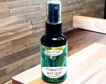 TOBACCO BAY LEAF Natural Body Spray Unisex Fragrance Body Spritz