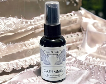 CASHMERE ~ Women's 2oz Spray Perfume, Body Spray, Spritz, Mist, Hair Mist, Hair Detangler, Bath & Body, Body Splash, Soy-N-Suds